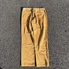 00s Dickies ワークパンツ　イエロー　古着　ストリート