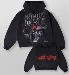 YOUNGLA THE BOYS コラボ パーカー ブラック XLのサムネイル