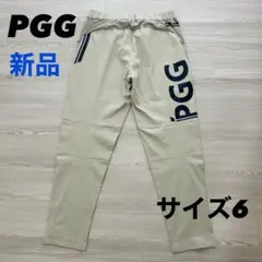 パーリーゲイツ PGG ロングパンツ バイカラー オフホワイト 春夏 5/L