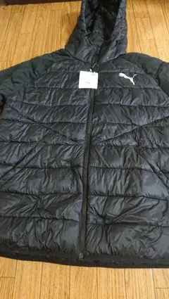 新品PUMA 中綿フードジャケット ブラック