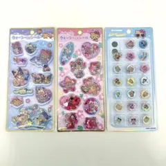 【正規品】サンリオ　ウォーターインシール　日焼け　キティ　3種セット