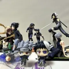 NARUTO フィギュア②我愛羅 サスケ イタチ カカシ オビト メガハウス