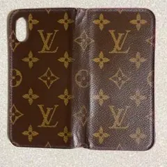 正規品 ルイヴィトン iPhoneXS ケース 手帳型