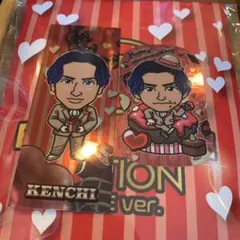 橘ケンチ 千社札ステッカー バレンタイン