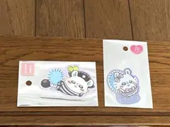 ちいかわ モモンガ ステッカー 2枚セット 公式 お台場冒険王 まじかる