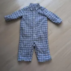 Ralph Lauren チェック柄ロンパース