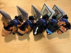 サラブレッドコレクション　ぬいぐるみクリップ　全5種セット