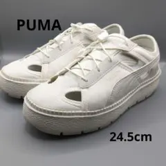PUMA スポーツサンダル ホワイト ドローコードのサムネイル