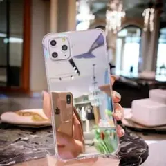 iPhone14Promax ケース ミラー クリア TPU