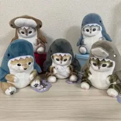 サメにゃんぬいぐるみ2 5点セットのサムネイル