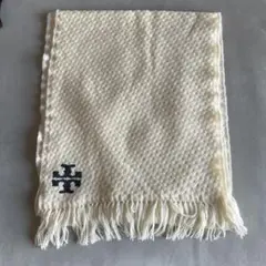 【トリーバーチ】Tory Burchマフラー リバーシブル Tモノグラム リバーシブル オブロングスカーフ マフラー（マフラー