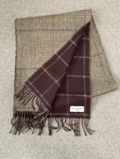 【新品】Johnstons of Elgin カシミヤ リバーシブル マフラー