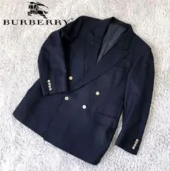 Buberrys バーバリー ダブルテーラードジャケット ビンテージ 紺ブレ