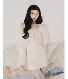 Darich ダーリッチ ケーブルニットソーセットミニワンピース