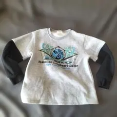 グレー/黒 長袖トレーナー