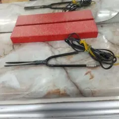 ♥️(大人気)平テフロン♥️ヘアアイロン 黒 専用ケース付き 通電確認