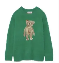 希少 リリーブラウン クマ ベア 刺繍 ウール ニット セーター ロゴ グリーン くまモチーフが可愛すぎ♡リリーブラウンの【Lily Bear】トップス5選