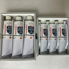 MATSUDAアクリル絵の具(チタニウムホワイト40ml3本、20ml3本)