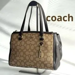 ✨美品✨COACH シグネチャー 2WAYハンドバッグ サッチェル F36905