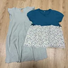 美品 ワンピース Tシャツセット 130cm