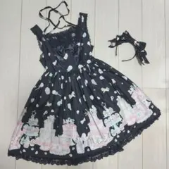 Angelic pretty シュガーリィカーニバル 黒 JSKとKCセット - メルカリ