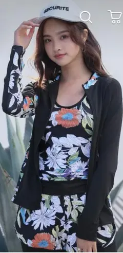 未使用新品テープ付き　フィットネス　水着　スポーツ　ラッシュガード　5点セット