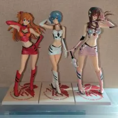 エヴァンゲリオン　フィギュア　3種　レーシング