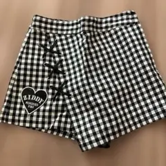 最終値下げ❗️ZIDDY チェック柄 スカパン