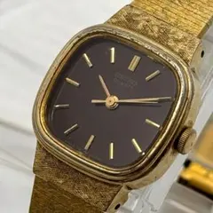 SEIKO　新品電池　腕時計　レディース　稼働品　1421-5090　ブラウン