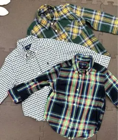 ラルフ・ローレン 長袖シャツ 3枚セット 100cm