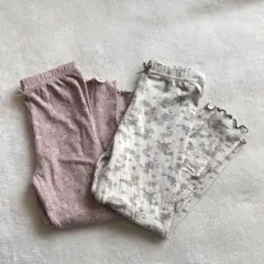 美品　テータテート tete a tete 花柄　レギンス　スパッツ　セット