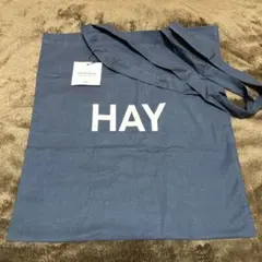 HAY トートバッグ　ネイビー　タグ付き