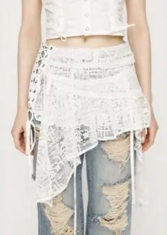 SLY LACE UP ASYMMETRY SKIRT ベルトのサムネイル