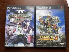 プレステ2 スーパーロボット大戦α‬ ファンタシースターユニバース 2本セット
