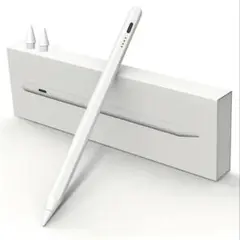 【新品】タッチペン スタイラスペン iPadなど スクリーン　ホワイト