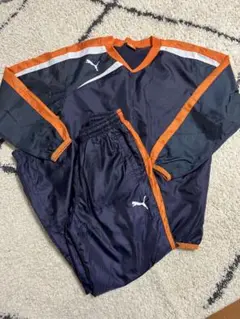 P*L 様専用♡PUMA ピステ上下セット 140 ネイビー/オレンジ