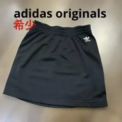 【希少】adidas originals スカート　ブラック　トレフォイルロゴ