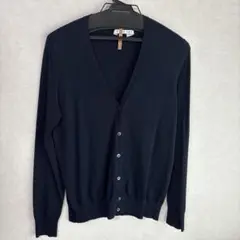UNIQLO 美品エクストラファインメリノ Vネックカーディガン　Ｌ