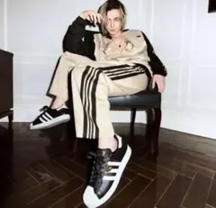 adidas 藤井風さん着用 ルーズメッシュトラックパンツ L adidas ジャージ ルーズ メッシュ トラックトパンツ 藤井風 Lサイズ