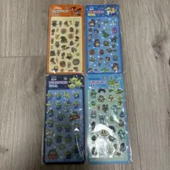 ディズニー　ぷくぷくシール　4点セット