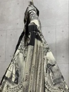楽器 音符 柄シャツ ブラウス vintage 昭和レトロ 日本製 紺 紫 赤 