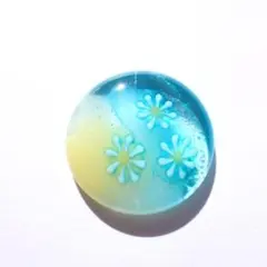 オルゴナイト ブルーデイジーフラワー アクアマリン シトリン - メルカリ