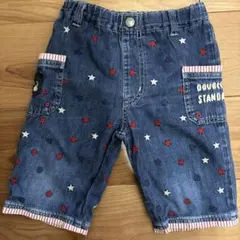 DOUBLE.B デニムハーフパンツ 100cm