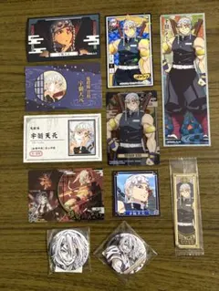 鬼滅の刃 天元宇髄 ステッカー　缶バッジ　セット