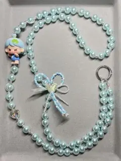 水色携帯掛け物