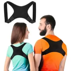 【新品未使用】猫背矯正ベルト ブラック メッシュ素材