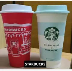 【STARBUCKS】 GELATO PIQUE＆ホリデー リユーザブルカップ