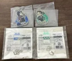 鬼滅の刃 任務行脚アクリルキーホルダー 極楽湯 牛乳瓶キーホルダー 炭治郎 義勇