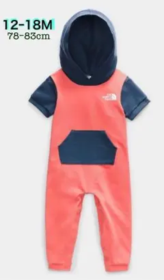 THENORTHFACE 【12-18M 】フード付きカバーオール