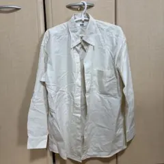 ホワイト ボタンアップシャツ Mサイズ